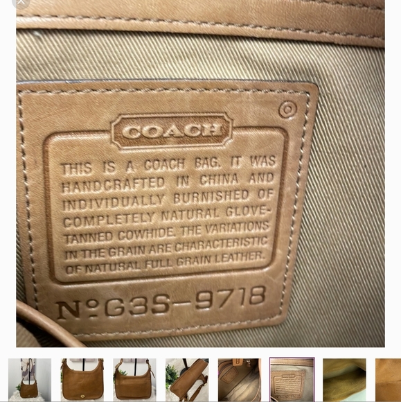 Vintage Coach saddle bag - Picture 6 of 11